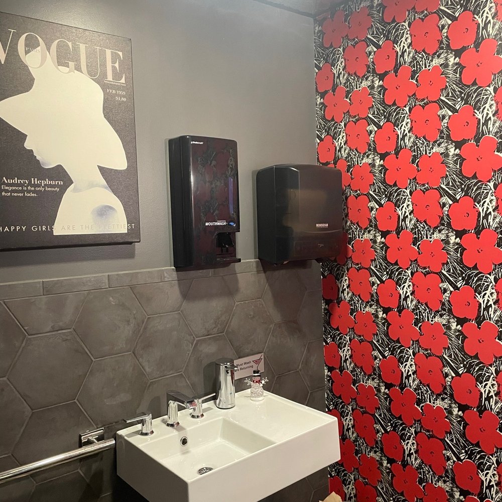 Bistro On Main - Women's bathroom - New American Near Me - Kent, Ohio Bistro On Main - Women's bathroom - New American Near Me - Kent, Ohio