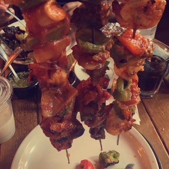 Canton Regio - I was indecisive of what to order so I got the brocheta de Camaron, carne asada y pollo. - Mexican Near Me - Chicago, Illinois Canton Regio - I was indecisive of what to order so I got the brocheta de Camaron, carne asada y pollo. - Mexican Near Me - Chicago, Illinois