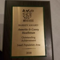 Bark Busters Home Dog Training - The Villages - Our award that we won at the 2018 Bark Busters conference in Vegas