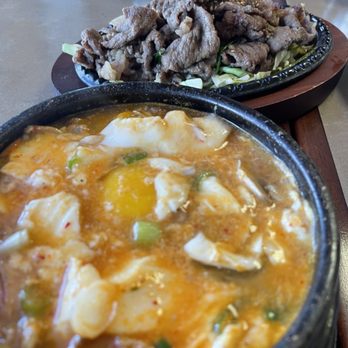 Hansang Tofu - Bulgogi and Tofu Soup (mild + pork) - Korean Near Me - Milpitas, California Hansang Tofu - Bulgogi and Tofu Soup (mild + pork) - Korean Near Me - Milpitas, California