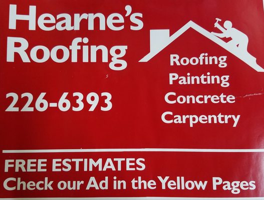 Hearne's Roofing Logo