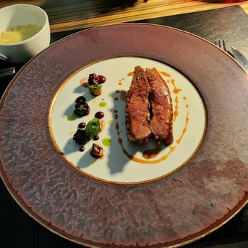 L'Atelier de Joel Robuchon - Crispy Skin Duck Breast - French Near Me - Miami, Florida L'Atelier de Joel Robuchon - Crispy Skin Duck Breast - French Near Me - Miami, Florida