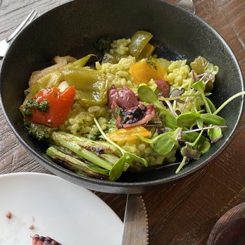 Gastroteca A Z U L - Octopus risotto - Mediterranean Near Me - Loreto, BCS Gastroteca A Z U L - Octopus risotto - Mediterranean Near Me - Loreto, BCS