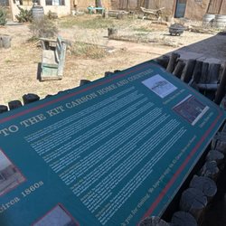 Kit Carson House - Museum signage