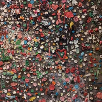 The Gum Wall - Gum!! On a wall!!!! - Local Flavor Near Me - Seattle, Washington