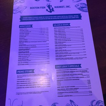 Boston Fish Market - Menu 2/2 - Seafood Markets Near Me - Wheeling, Illinois