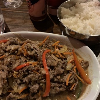 Morrow's - Bulgogi with rice - Cajun/Creole Near Me - New Orleans, Louisiana