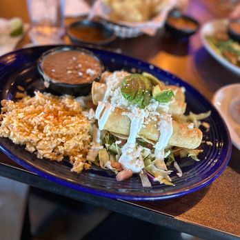 Don Mario Mexican Restaurant - Chicken flautas. It was amazing. - Mexican Near Me - Lakeway, Texas