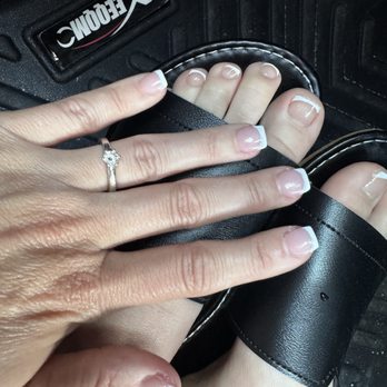 LV Nails Spa - French set - Nail Salons Near Me - Gulfport, Mississippi LV Nails Spa - French set - Nail Salons Near Me - Gulfport, Mississippi