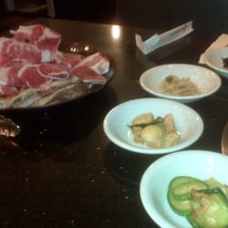 Palace Korean Bar & Grill - BBQ meat to be cooked
