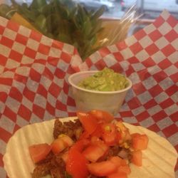 Taco Republic - Beef Barbacoa, Tomato Salsa and Fresh Guacamole.