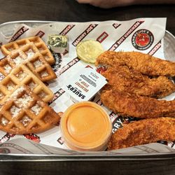Hangry Joe’s Hot Chicken & Wings - Chicken and Waffles