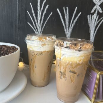 Last Drop Coffee Shop - Snickers and Samoa latte - Cafes Near Me - Monroe, Connecticut Last Drop Coffee Shop - Snickers and Samoa latte - Cafes Near Me - Monroe, Connecticut