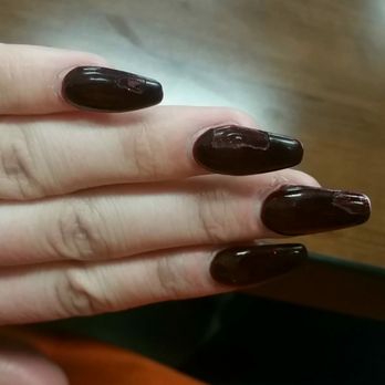 Phoenix Nails & Spa - Another pic of the huge chips out of her gel polish - Nail Salons Near Me - Goodyear, Arizona