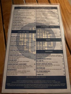 Menu photo 7 Nelson's Rancho Palos Verdes, CA