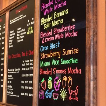 Barista's - Summer drink menu - Coffee & Tea Near Me - Tracy, California