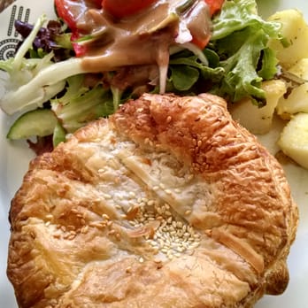 Funky Pies - Chicken and cheezy with salad. - Coffee & Tea Near Me - Bondi Beach, NSW