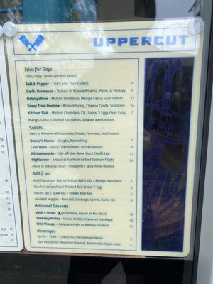 Menu photo 1 Upper Cut San Francisco, CA Menu photo 1 Upper Cut San Francisco, CA