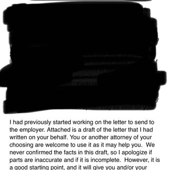 Leeds Brown Law - You still failed to put everything we had spoked about or sent an email about regarding my claims in the sample draft letter. - Employment Law Near Me - Carle Place, New York