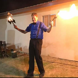 James Reid: Dangerously Fun Juggling - The fire axe!!!
