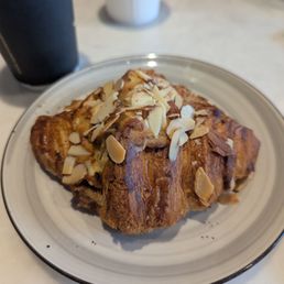 Raspberry almond croissant