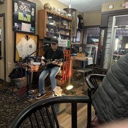 Angee's Restaurant - Local talent playing guitar and singing
