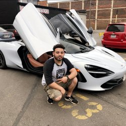 Noyz & Toyz - Kamal (owner) by Indians Jose Ramirez 2018 Mclaren 720s after window tinting