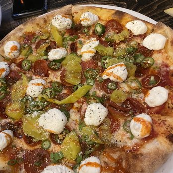 Pizza Rock - Picante Pizza 6/10 - Pizza Near Me - Henderson, Nevada Pizza Rock - Picante Pizza 6/10 - Pizza Near Me - Henderson, Nevada