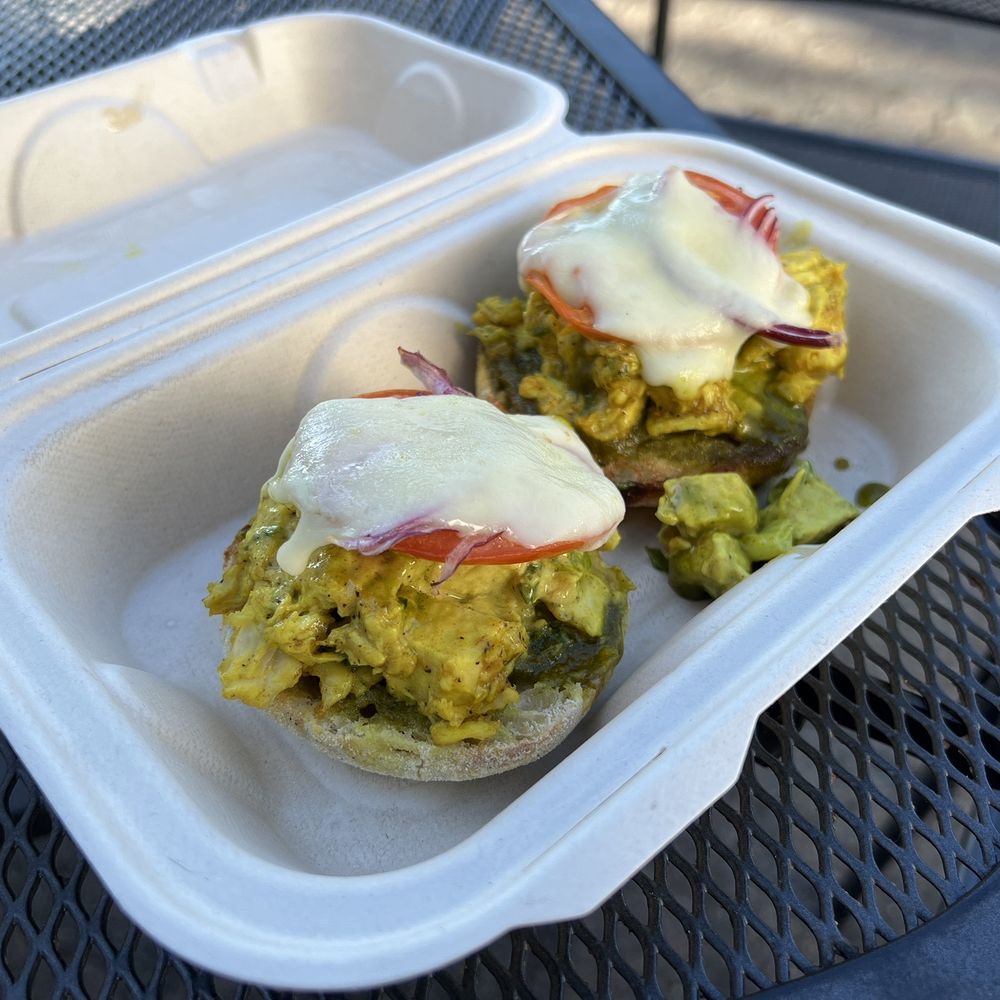 Bombay melt to go ($15.99 - not pictured is the soup it came with) Bombay melt to go ($15.99 - not pictured is the soup it came with)