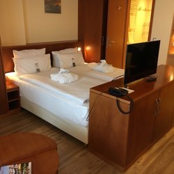 Hotel Atlantic Juist - Das Bett hat gute bequeme Matratzen