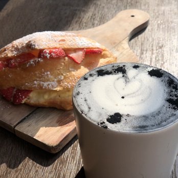 Tout Suite - Charcoal Latte - Cafes Near Me - Houston, Texas Tout Suite - Charcoal Latte - Cafes Near Me - Houston, Texas
