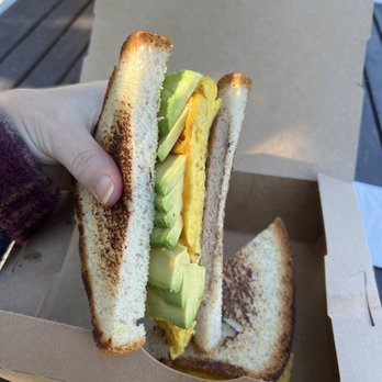 Vintage Coffee Cafe - Egg sandwich on gluten-free bread w avocado added. Farm Egg Sandwich - Coffee & Tea Near Me - Mount Pleasant, South Carolina Vintage Coffee Cafe - Egg sandwich on gluten-free bread w avocado added. Farm Egg Sandwich - Coffee & Tea Near Me - Mount Pleasant, South Carolina