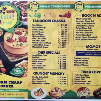 Punjabi Chaap Corner - Menu - Indian Near Me - Ottawa, Ontario