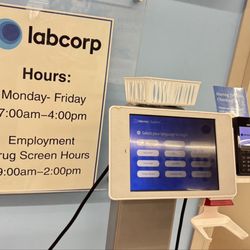 Labcorp at Walgreens - Express check in station. Easy card scanning.