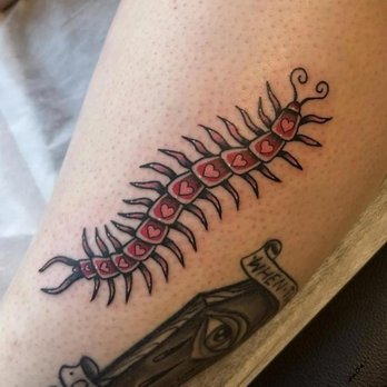 Last Nerve Tattoo - Centipede Arm Tattoo - Tattoo Near Me - Schenectady, New York Last Nerve Tattoo - Centipede Arm Tattoo - Tattoo Near Me - Schenectady, New York