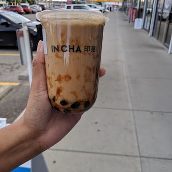 Incha - Brown Sugar Milk Tea - Bubble Tea Near Me - Calgary, Alberta