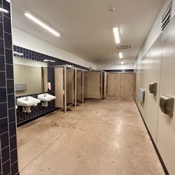 North Park - Holy moly! The new bathroom is so much nicer than the previous one! Notice the big door for the wheel chair