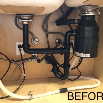 Options Plumbing & Appliance Installation - Prior "pro" left a messy tangled mess under the sink. - Plumbing Near Me Options Plumbing & Appliance Installation - Prior "pro" left a messy tangled mess under the sink. - Plumbing Near Me