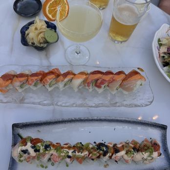 Tokyo Table - The Broadway roll, and the Oak Park roll, and various delightful beverages - Japanese Near Me - Sacramento, California Tokyo Table - The Broadway roll, and the Oak Park roll, and various delightful beverages - Japanese Near Me - Sacramento, California