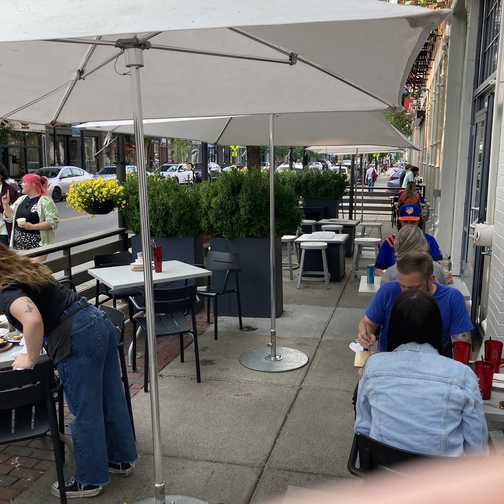 The Eagle OTR - Sidewalk seating - American Near Me - Cincinnati, Ohio The Eagle OTR - Sidewalk seating - American Near Me - Cincinnati, Ohio