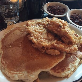 Jacob's Pickles - Chicken and pancakes!  Enormous! - Comfort Food Near Me - New York, New York