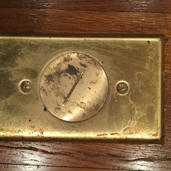 Mr. Sandless - Brass floor plate Stacey refuses to accept responsibility for the damage - Refinishing Services Near Me