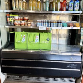 Nekter Juice Bar - Beverages & Snacks Fridge - Juice Bars & Smoothies Near Me - Huntington Beach, California