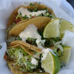 Olivo Tacos - Three microscopic veggie tacos. Sadly too small-about two bites, each. Very tasty, but definitely not worth $5.41 (with sales tax).