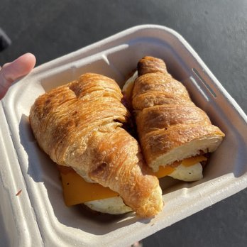 Beach Street - Crossaint bacon egg cheese - Coffee & Tea Near Me - Kihei, Hawaii Beach Street - Crossaint bacon egg cheese - Coffee & Tea Near Me - Kihei, Hawaii