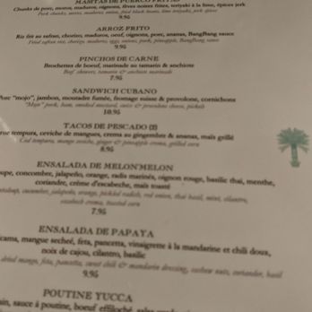 La Habanera - Menu - Cuban Near Me - Montreal, Quebec La Habanera - Menu - Cuban Near Me - Montreal, Quebec