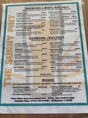 Menu photo 6 The Sunny Pint Wildwood, FL Menu photo 6 The Sunny Pint Wildwood, FL