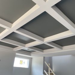 J.A Painting - Coffered ceiling