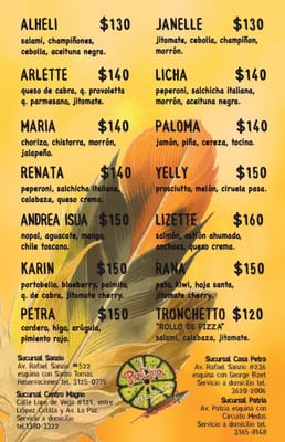 Menu photo 2 Petra Zapopan, JAL
