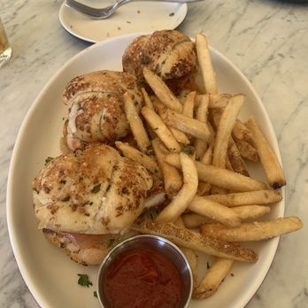 North Italia - Chicken Pesto Garlic Knot Sliders - Italian Near Me - Gilbert, Arizona North Italia - Chicken Pesto Garlic Knot Sliders - Italian Near Me - Gilbert, Arizona